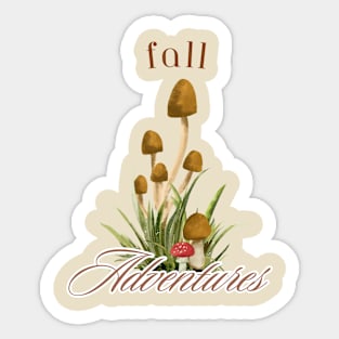 Fall Adventures Sticker
